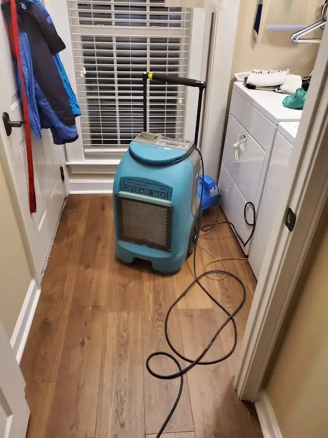 Commercial dehumidifier deployed for Flood Damage Cleanup in Corpus Christi