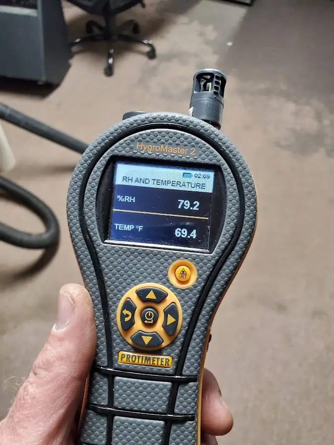 Moisture meter humidity assessment for Mold Remediation & Removal in Corpus Christi